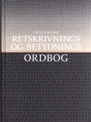 Politikens retskrivnings- og betydningsordbog